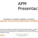 Presentación Corporativa APM Advanced Performance Management
